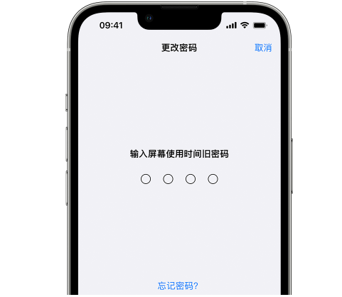 桂林iPhone屏幕维修分享iPhone屏幕使用时间密码忘记了怎么办 