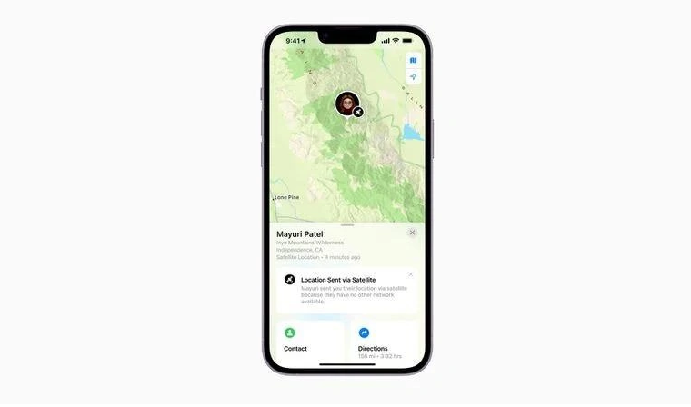 桂林苹果14维修分享iPhone14系列中 FindMy功能通过卫星分享位置方法教程 