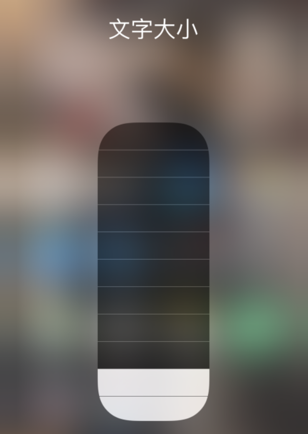 桂林苹果手机维修分享小技巧：在 iPhone 控制中心快速调节字体大小 